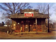 William Christenberry, Coleman's Cafe, Greensboro, Alabama, 1972, Ektacolor Brownie Print, 3 1/4h x 4 7/8w in, Edition of 25, Photography