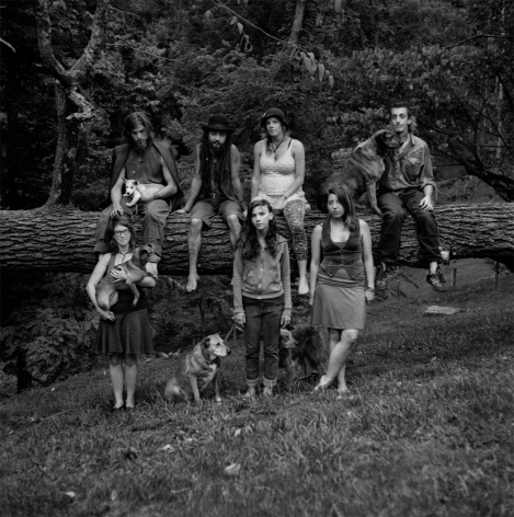 Rob Amberg, The Group, Paw Paw, Madison County, NC, 2014, Archival Pigment Print, 5 x 5 (image size), Edition of 10, Photography